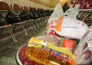 توزیع بسته های ارزاق فوق العاده