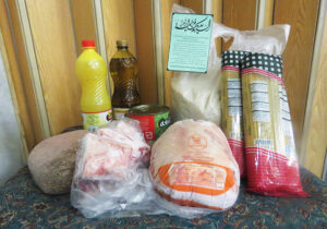 توزیع 104 بسته ارزاق