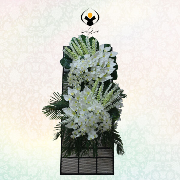 تاج گل ارکیده سفید