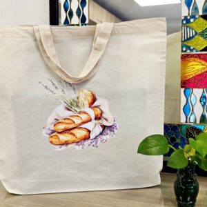 ساک پارچه ای نان (طرح 2)